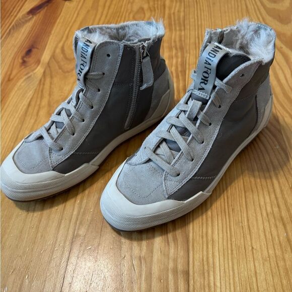 ANDIA FORA Leather Skater Sneakers Made in Italy EUR 38 US 7 - Picture 7 of 14